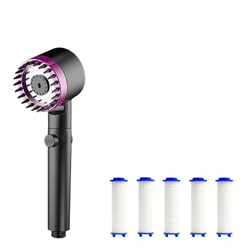 Gefilterter Duschkopf +5x Filter für Duschkopf