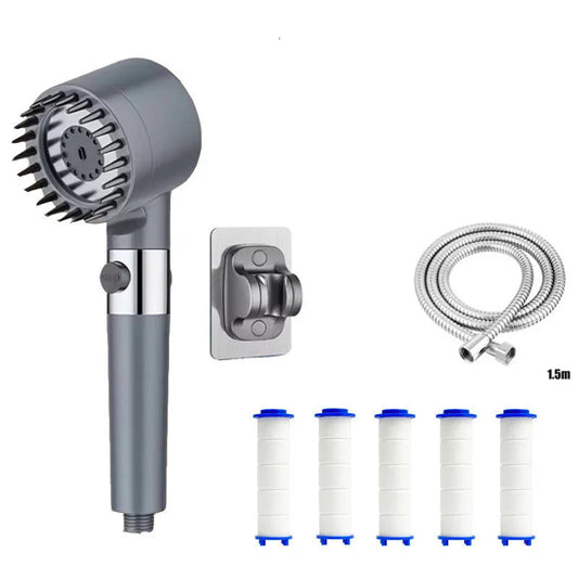 Gefilterter Duschkopf + 5x Filter für Duschkopf